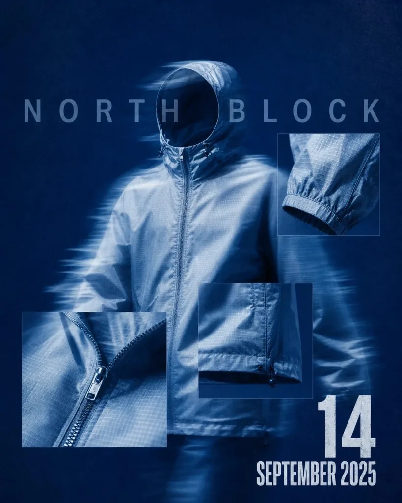 Finished North Block drop social post made with Munari